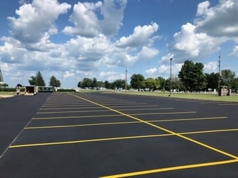 Seal coat for asphalt driveway Champaign IL